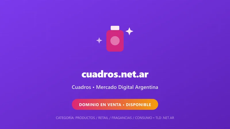 Identidad gráfica y activo digital para Cuadros en Argentina